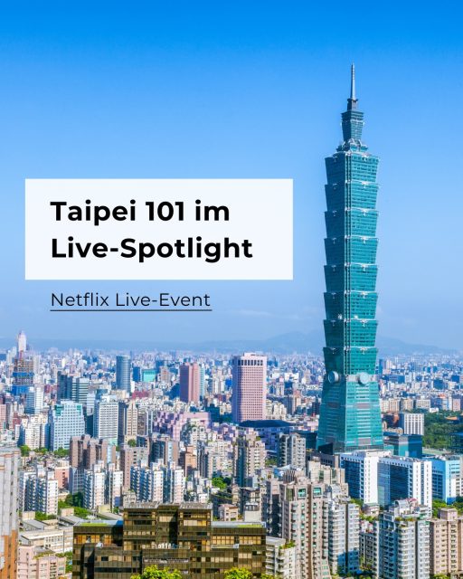 Taipei 101 im internationalen Spotlight ✨
Diesen Freitag wird Taipeis ikonisches Wahrzeichen zur Bühne eines besonderen @netflix Live-Events: Der weltbekannte Kletterer @alexhonnold stellt sich der Challenge, den Taipei 101 live zu erklimmen – in Echtzeit und weltweit im Stream.  📅 Datum: Samstag, 24. Januar
⏰ Startzeit: 9 a.m. PT 
🇩🇪 DACH-Zeit: Samstag, 24. Januar um 02:00 Uhr (CET)
👉 Alle Details zur Übertragung findet ihr über den Link in unserer Bio: 
https://www.netflix.com/tudum/articles/how-to-watch-alex-honnold-skyscraper-climb-live-netflix  #Taiwan #Taipei #Taipei101 #TaiwanUrlaub #VisitTaiwan #TaiwanReise  Quelle Uhrzeit/Datum: Netflix Tudum