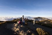 Verdiente Rast auf dem Mount Hehuan