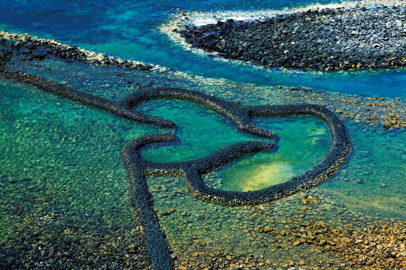 Penghu - Doppelherz Steinformation