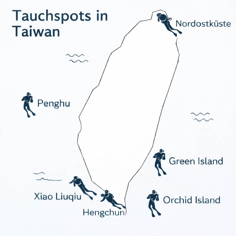 Tauchspots in Taiwan