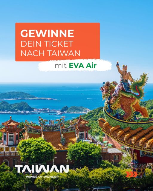 🇹🇼 Wie würdest du 48 Stunden in Taipeh verbringen?
 
Vielleicht den Sonnenaufgang mit Blick auf den Taipei 101 erleben, dich durch die berühmten Nachtmärkte probieren oder die beeindruckende Natur rund um die Hauptstadt entdecken?
 
Gemeinsam mit @evaairde, der mehrfach ausgezeichneten 5-Sterne-Airline aus Taiwan, verlosen wir einen ganz besonderen Hauptpreis:
🏆 1× EVA Air Ticket für einen Nonstop-Hin- und Rückflug von München nach Taipeh* inklusive Zugang zur exklusiven EVA Air Infinity Lounge auf dem Rückflug.
 
Taipeh ist das perfekte Ziel für einen Stopover. Schon 24 oder 48 Stunden reichen aus, um in die faszinierende Kultur Taiwans einzutauchen und deine Fernreise um unvergessliche Erlebnisse zu bereichern.
 
👉 Inspiration für deinen perfekten Stopover findest du über den Link in unserer Bio.
 
So nimmst du teil:
✅ Folge @taiwanurlaub und @evaairde 
❤️ Like diesen Beitrag.
💬 Verrate uns in den Kommentaren:
Wie würdest du 48 Stunden in Taipeh verbringen? Welche Orte möchtest du entdecken, was würdest du unbedingt probieren und was dürfte auf deinem perfekten Stopover auf keinen Fall fehlen?
 
Das kannst du gewinnen:
🏆 1. Preis
- 1× EVA Air Ticket für einen Nonstop-Hin- und Rückflug München – Taipeh – München*
- Zugang zur EVA Air Infinity Lounge auf dem Rückflug
- EasyCard für Taipeh
 
🍵 3× Taiwan-Teeboxen
🎁 3× Überraschungspakete aus Taiwan
 
📅 Teilnahmeschluss: 27.07.2026
 
*Die Ticketsteuern sowie Gebühren und Zuschläge sind vom Gewinner selbst zu tragen. Die vollständigen Teilnahmebedingungen und Ticketkonditionen findet ihr über den Link in unserer Bio.
 
🍀 Viel Glück!
 
#TaiwanUrlaub #ErlebeTaiwan #EVAAir #Taipei #Gewinnspiel #Stopover #Fernweh #Asien #VisitTaiwan