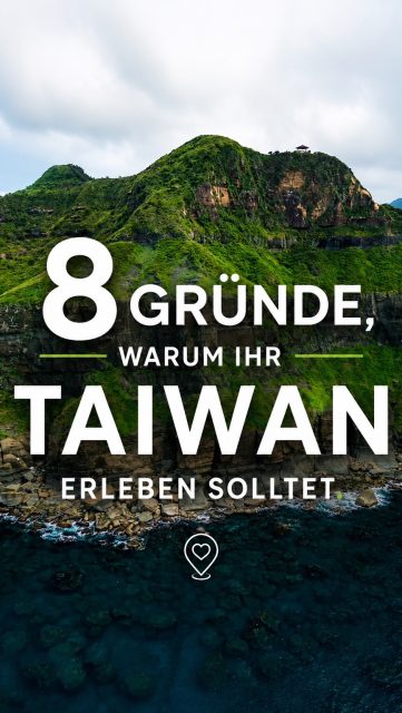 🇹🇼 8 Gründe, warum ihr Taiwan erleben solltet.

Manche Reiseziele überraschen. Taiwan begeistert. 🧡

✨ Spektakuläre Küstenlandschaften
🌿 Üppige Natur und beeindruckende Wasserfälle
🥾 Atemberaubende Wanderungen
🍜 Unvergessliches Street Food
🏯 Jahrtausendealte Tempel und lebendige Kultur
🌆 Moderne Städte voller Kontraste
🛵 Eine einzigartige Atmosphäre
🌅 Momente, die lange in Erinnerung bleiben

Taiwan vereint Natur, Kultur, Kulinarik und modernes Stadtleben auf einzigartige Weise – und überrascht viele Reisende schon beim ersten Besuch.

💬 Was würdet ihr in Taiwan als Erstes erleben wollen?

✈️ Speichert euch dieses Reel für eure Reiseplanung.

🎥 @seb.fa.muc 

#TaiwanUrlaub #ErlebeTaiwan #Taiwan #Sommerurlaub #Fernweh #BucketList #Reiseinspiration #NatureLovers