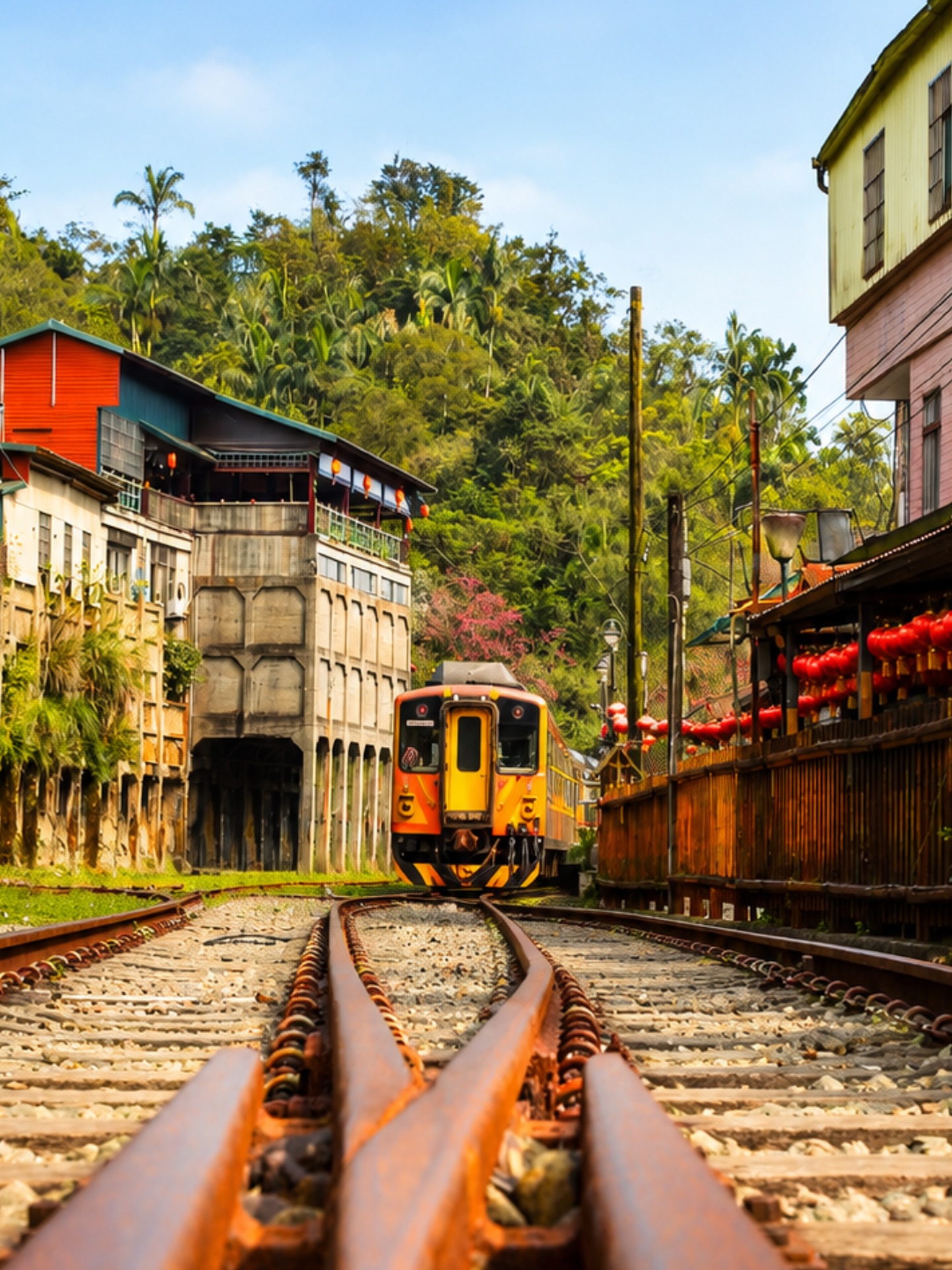 🚂 Nur etwa eine Stunde von Taipei entfernt wartet einer der beliebtesten Tagesausflüge Taiwans.

Shifen verbindet Geschichte, Natur und Kulinarik auf einzigartige Weise. Entlang der historischen Bahnstrecke schlendert ihr durch die berühmte Shifen Old Street, auf der die Züge noch heute mitten durch den Ort fahren. Nur wenige Minuten entfernt beeindruckt der Shifen Waterfall – der größte Wasserfall Nordtaiwans.

Zum perfekten Ausflug gehören außerdem kleine Streetfood-Stände, lokale Spezialitäten und natürlich das besondere Flair der ehemaligen Bergbaustadt.

📍 Wer Taipei besucht und die Umgebung erkunden möchte, sollte Shifen unbedingt auf die Reiseliste setzen. 

📷 Shutterstock

#TaiwanUrlaub #ErlebeTaiwan #Shifen #Taipei #VisitTaiwan