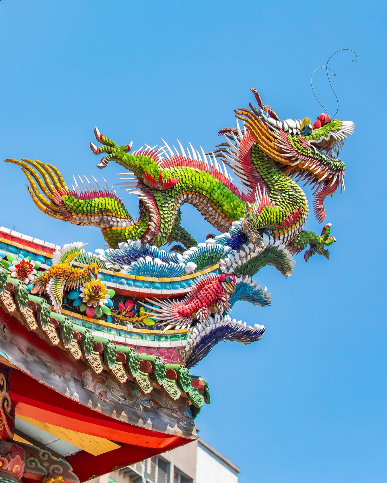 🐉 Habt ihr euch schon einmal gefragt, warum auf den Dächern taiwanischer Tempel so viele Drachen zu sehen sind? 

In Taiwan sind Drachen keine furchteinflößenden Wesen – sie gehören zu den wichtigsten Glückssymbolen der
chinesischen Kultur.

✨ Sie stehen für:
🐉 Schutz vor negativen Einflüssen 🍀 Glück und Wohlstand
💪 Stärke und Mut
🧠 Weisheit und Harmonie

Deshalb bewachen kunstvoll verzierte Drachen seit Jahrhunderten die Tempel des Landes. Oft entdeckt man sie auf den Dächern oder um die Eingänge herum – als stille Beschützer der Menschen, die hier beten.

Wer durch Taiwan reist, wird schnell merken: Jeder Tempel erzählt seine eigene Geschichte – und überall gibt es neue Details zu entdecken.

💬 Ist euch dieses Symbol bei Tempeln in Asien schon einmal aufgefallen?

📷 Shutterstock

#TaiwanUrlaub #Taiwan #VisitTaiwan #Temple #LongshanTemple #TravelTaiwan #AsiaAwaits #TaiwanCulture